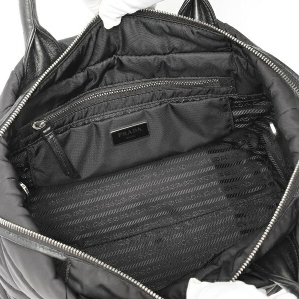 Prada Black Nylon Tote Bag