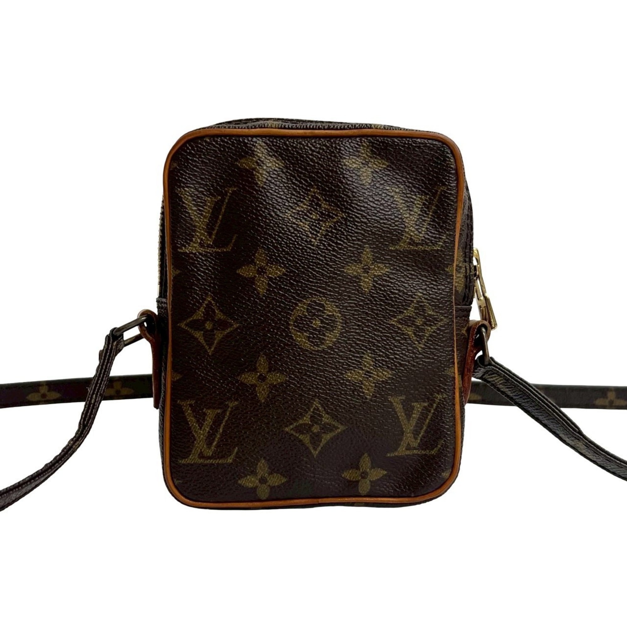 Louis Vuitton Brown Leather Pvc Pochette Shoulder Bag