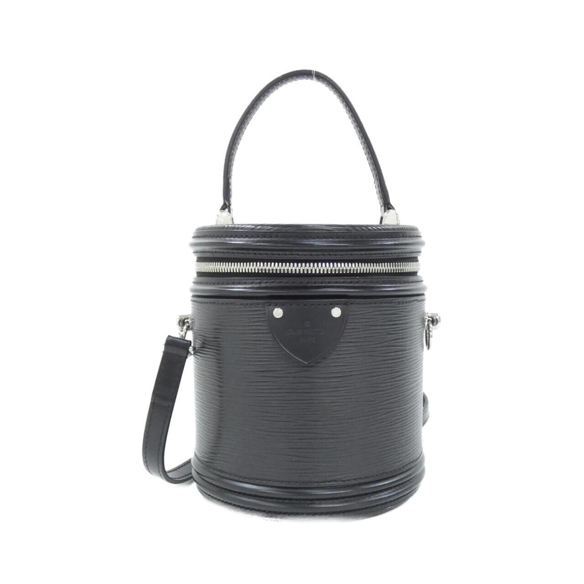 Louis Vuitton Epi Black Leather Handbag