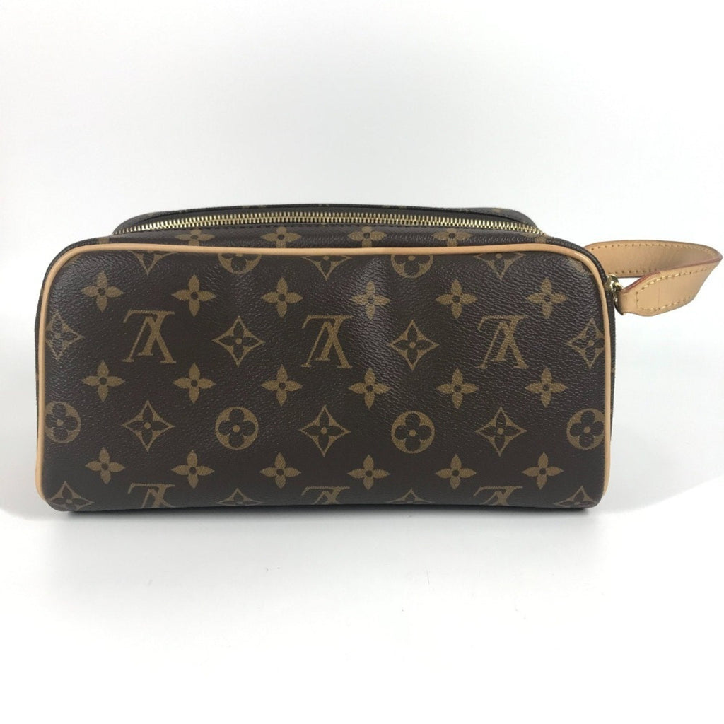 Louis Vuitton Brown Monogram Canvas Clutch Bag Pouch