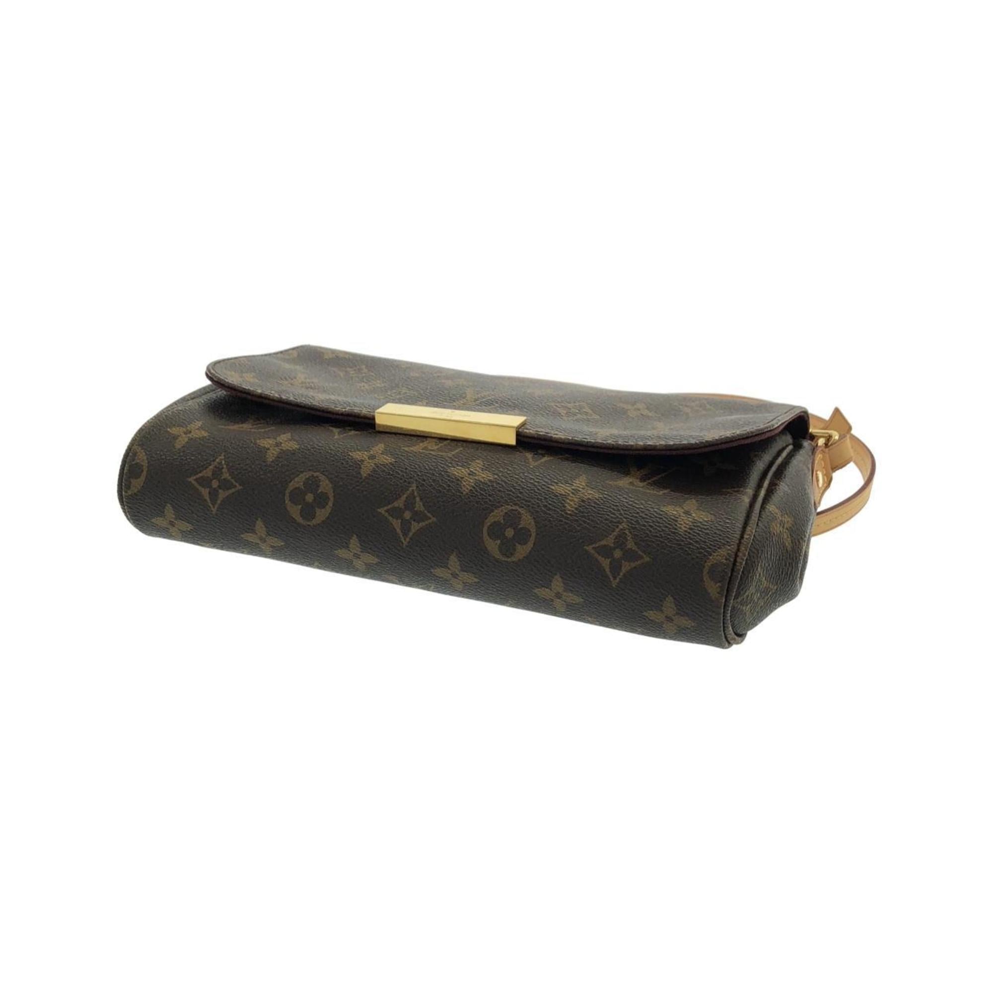 Louis Vuitton Brown Coated Canvas Shoulder Bag