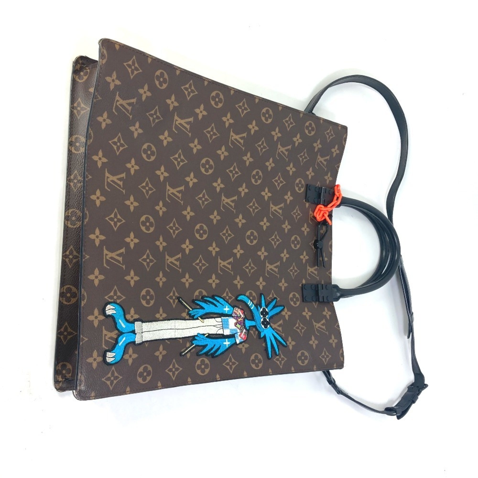 Louis Vuitton Brown Galle Monogram Monogram Shoulder Bag Tote Bag