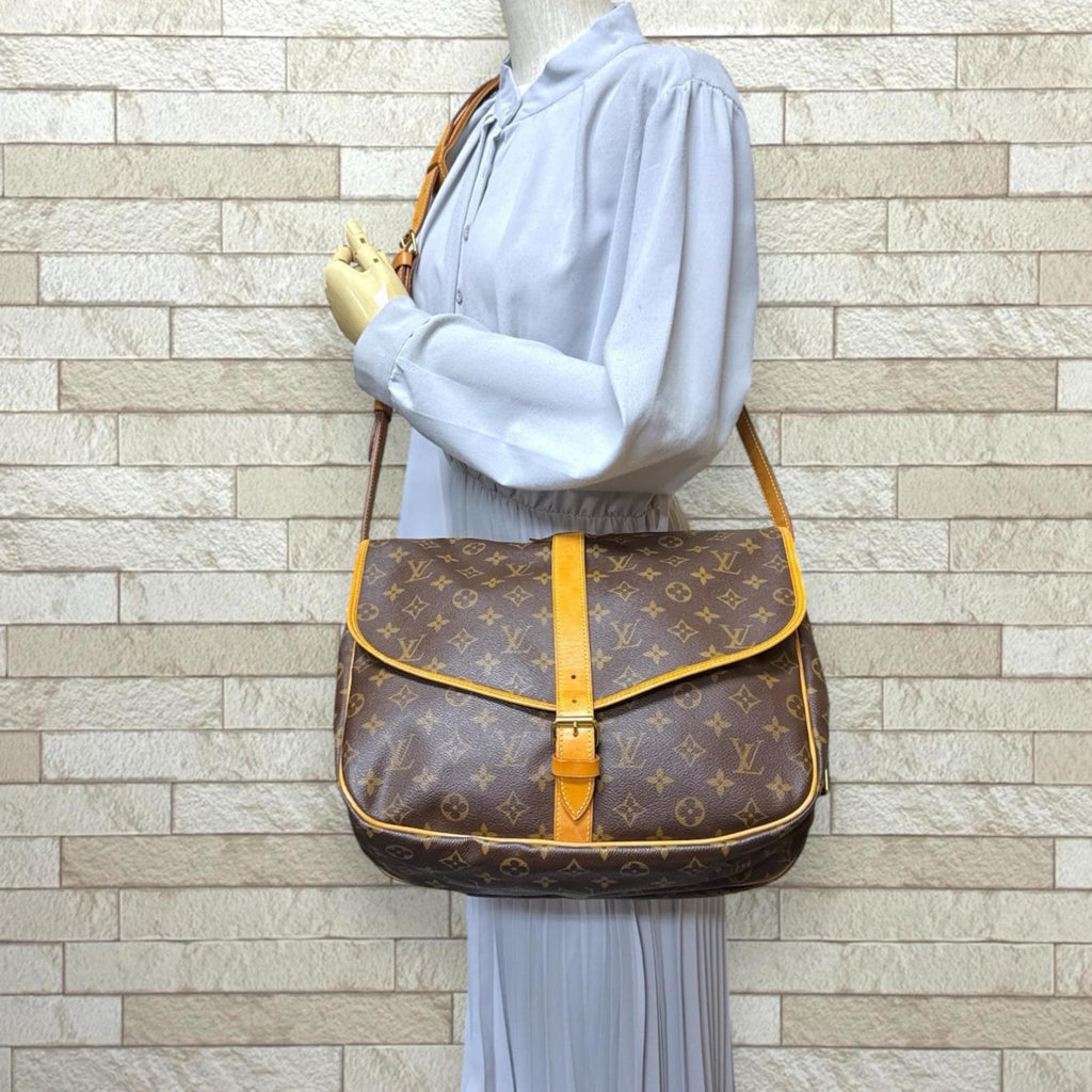 Louis Vuitton Brown Monogram Shoulder Bag