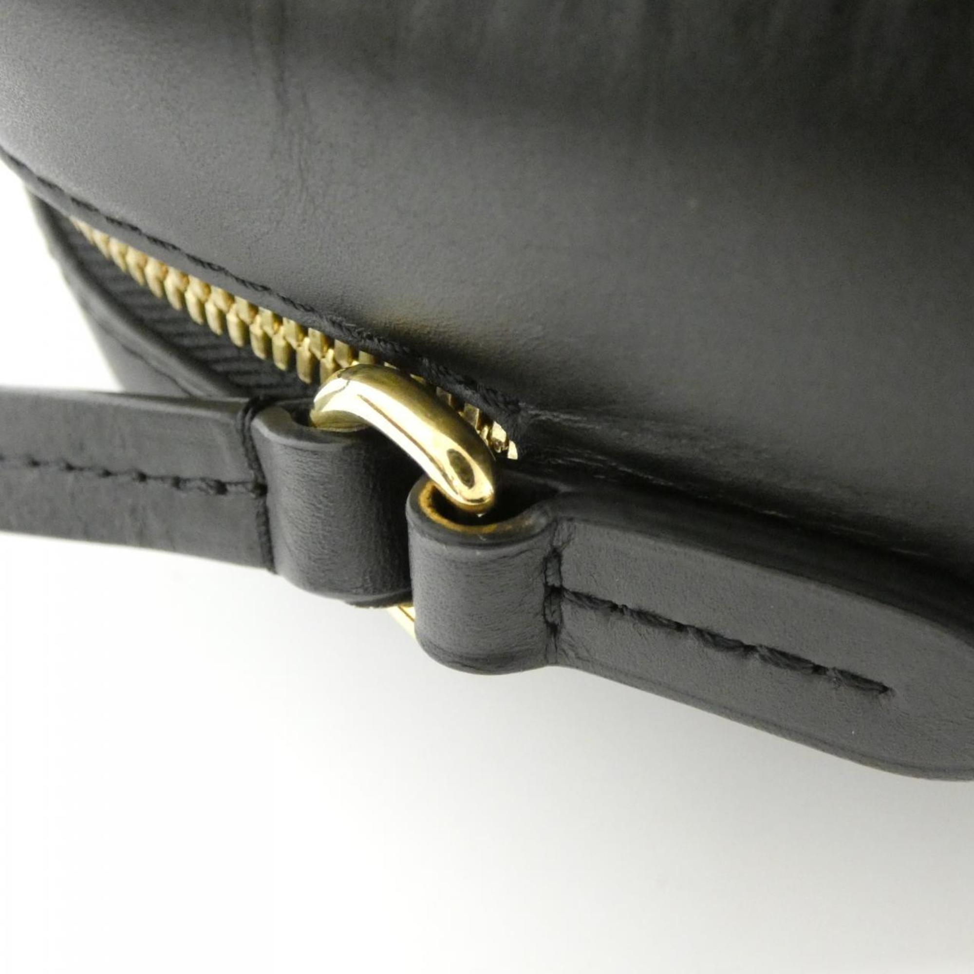 Louis Vuitton Black Marron Coated Canvas Leather Shoulder Bag