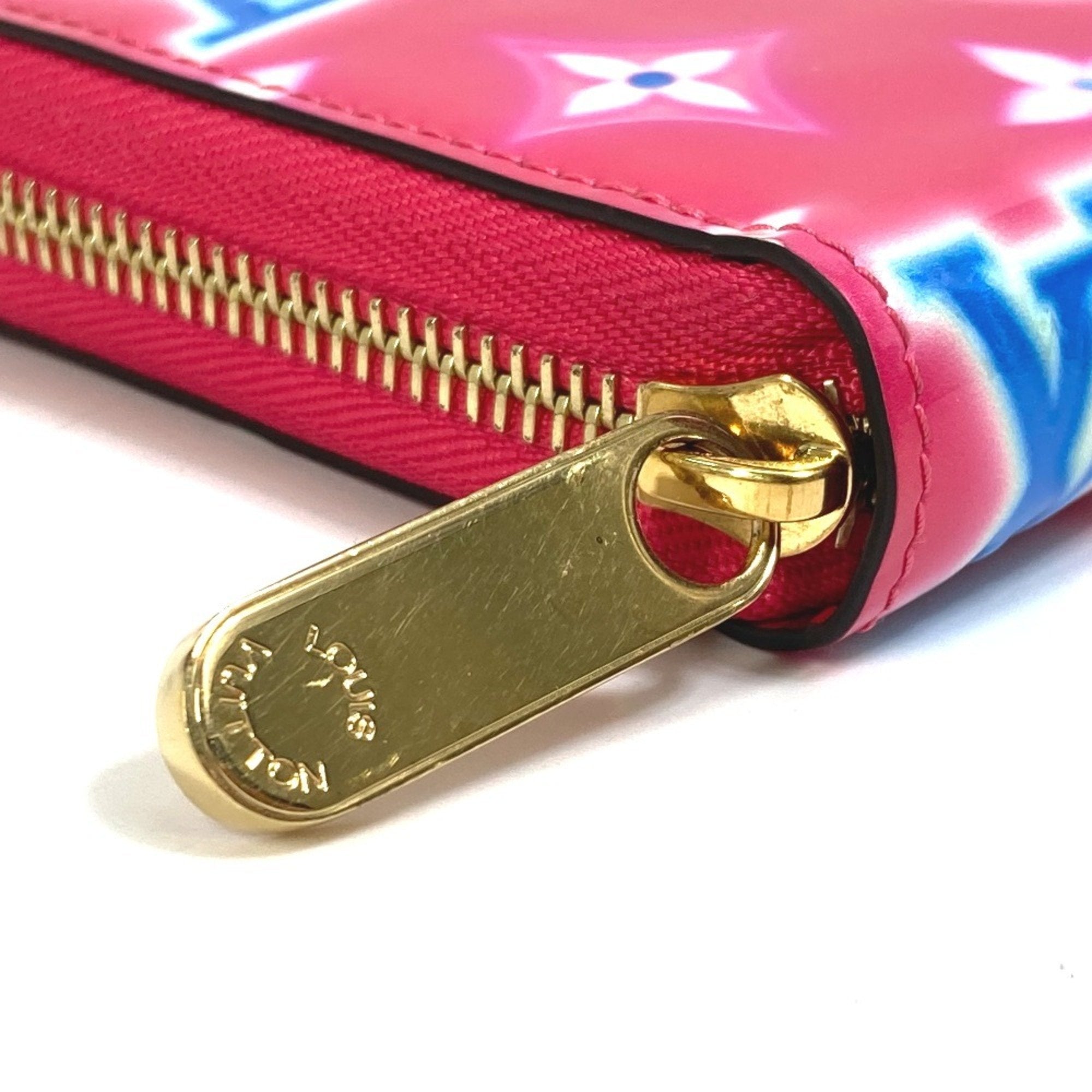 Louis Vuitton Monogram Vernis Pink Monogram Vernis Long Wallet