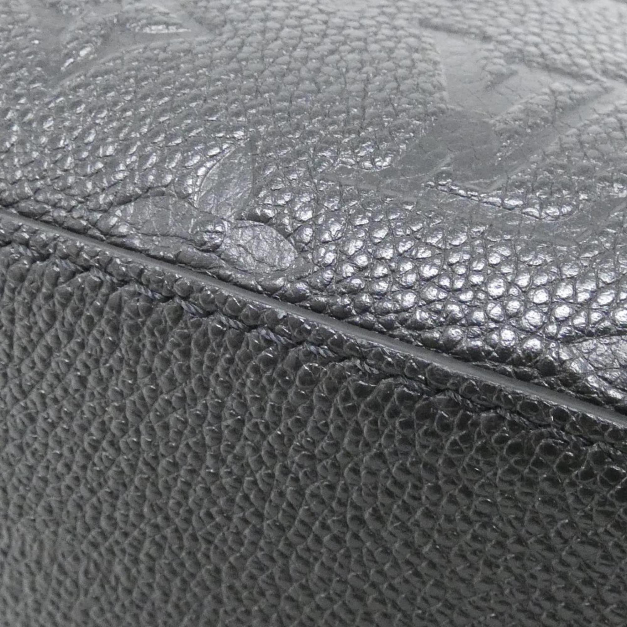Louis Vuitton Black Leather Shoulder Bag