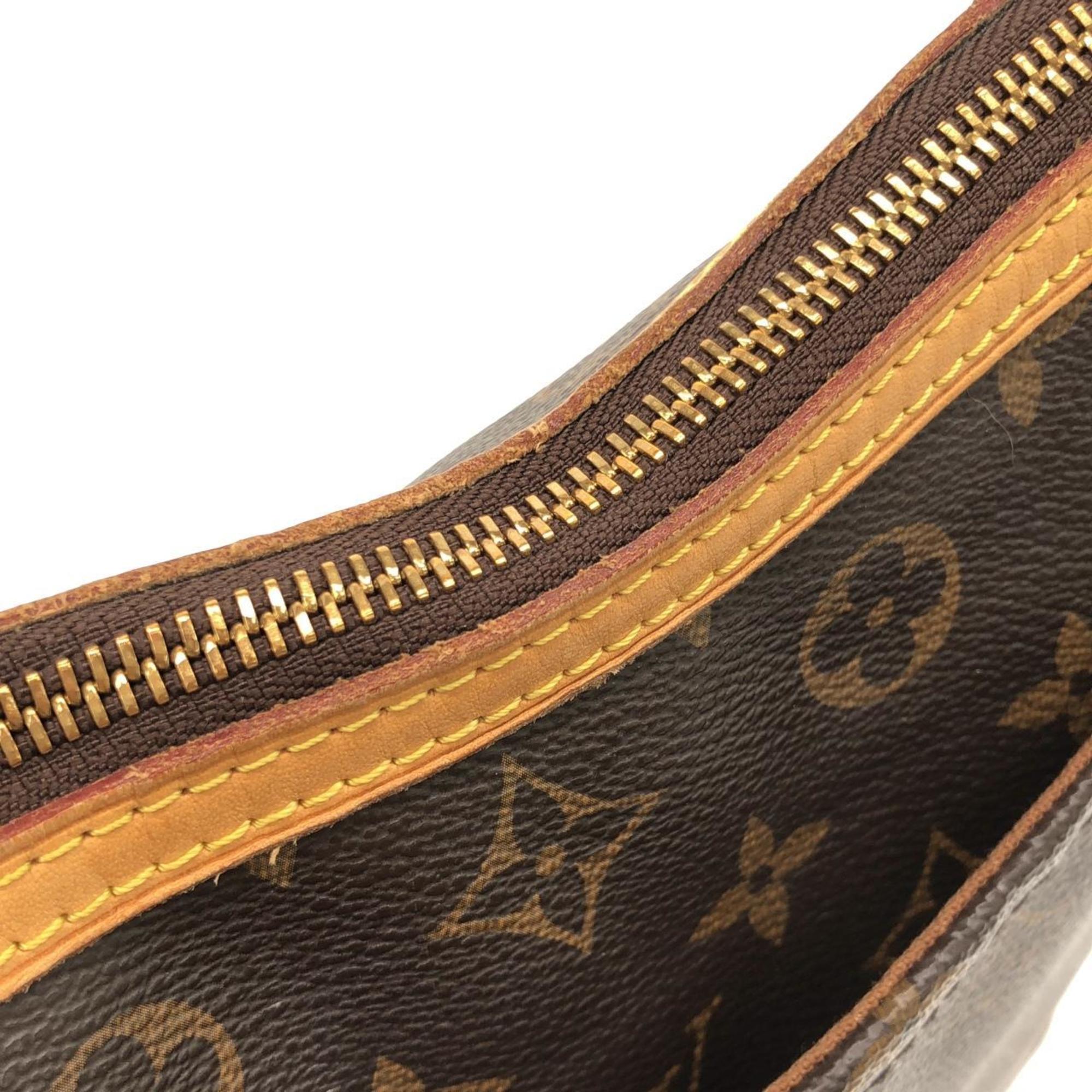 Louis Vuitton Marron Coated Canvas Shoulder Bag