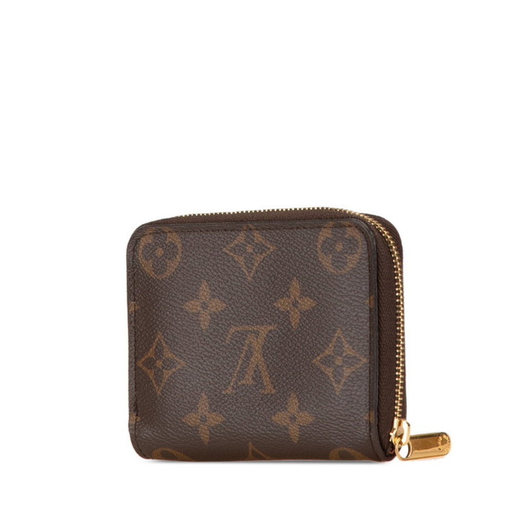 Louis Vuitton Brown Pvc Leather Coin Purse/Coin Case