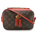 Louis Vuitton Red Color Canvas Pochette Shoulder Bag