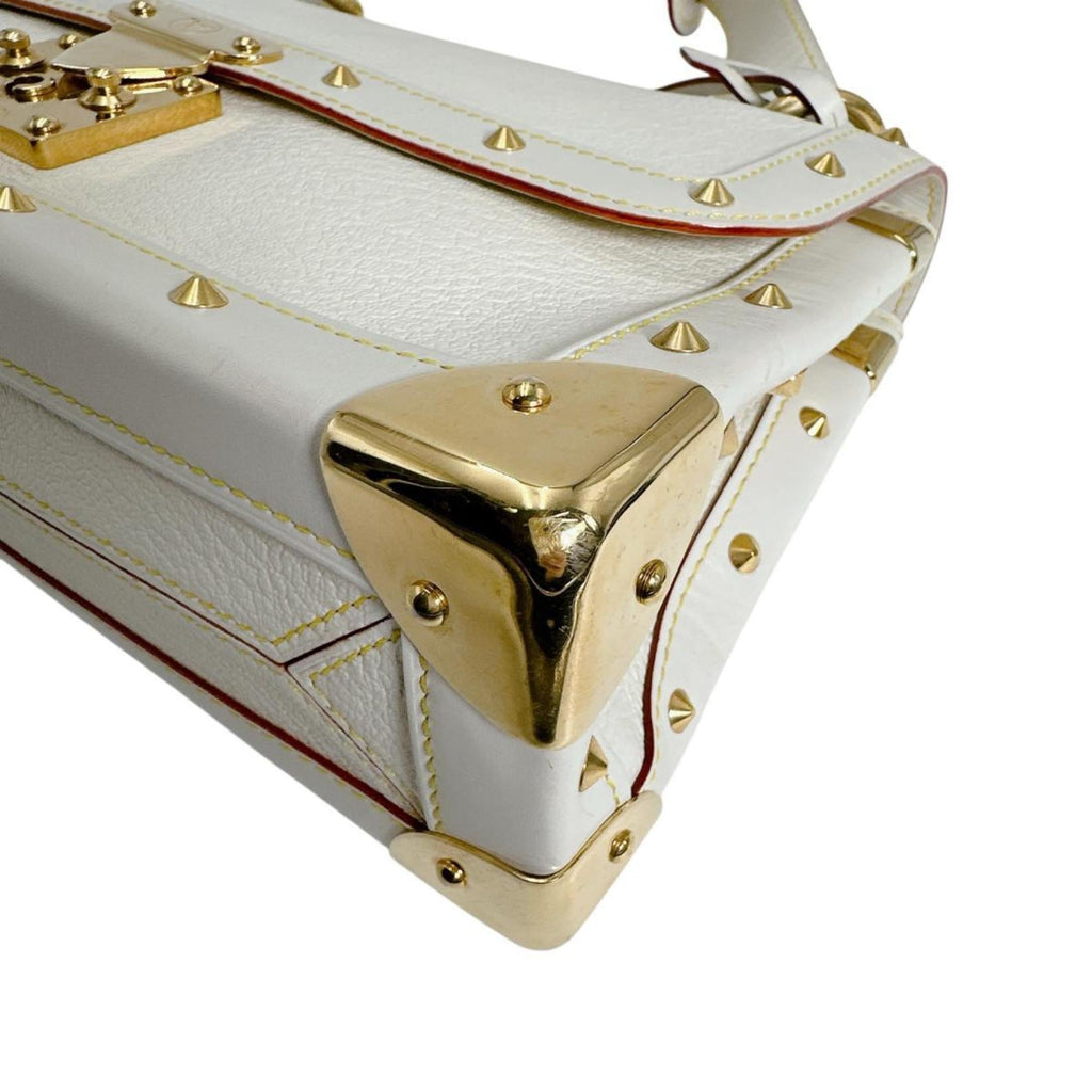 Louis Vuitton Blanc Leather Shoulder Bag