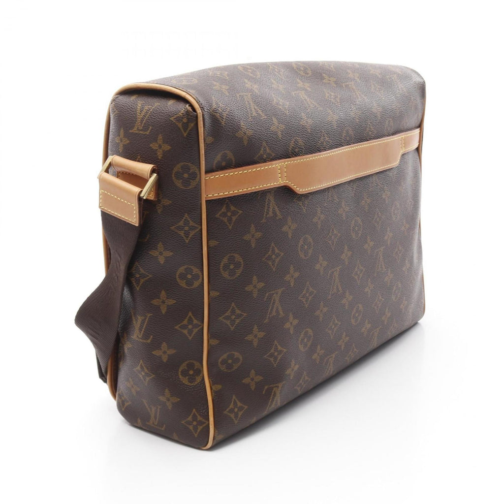 Louis Vuitton Brown Pvc Coated Canvas Leather Shoulder Bag