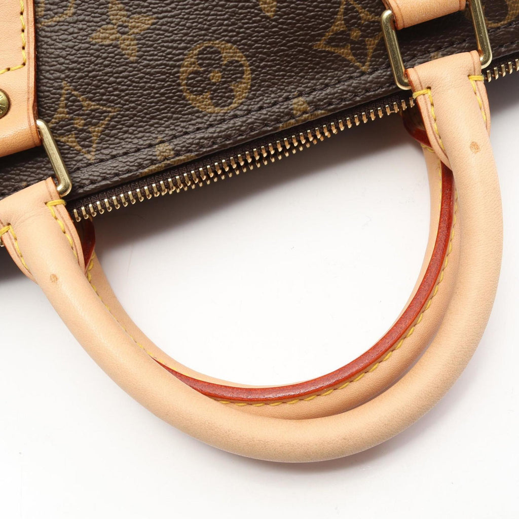Louis Vuitton Brown Coated Canvas Pvc Monogram Leather Handbag