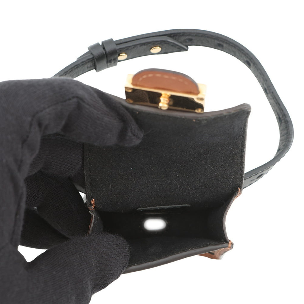 Louis Vuitton Brown Noir Monogram Pouch