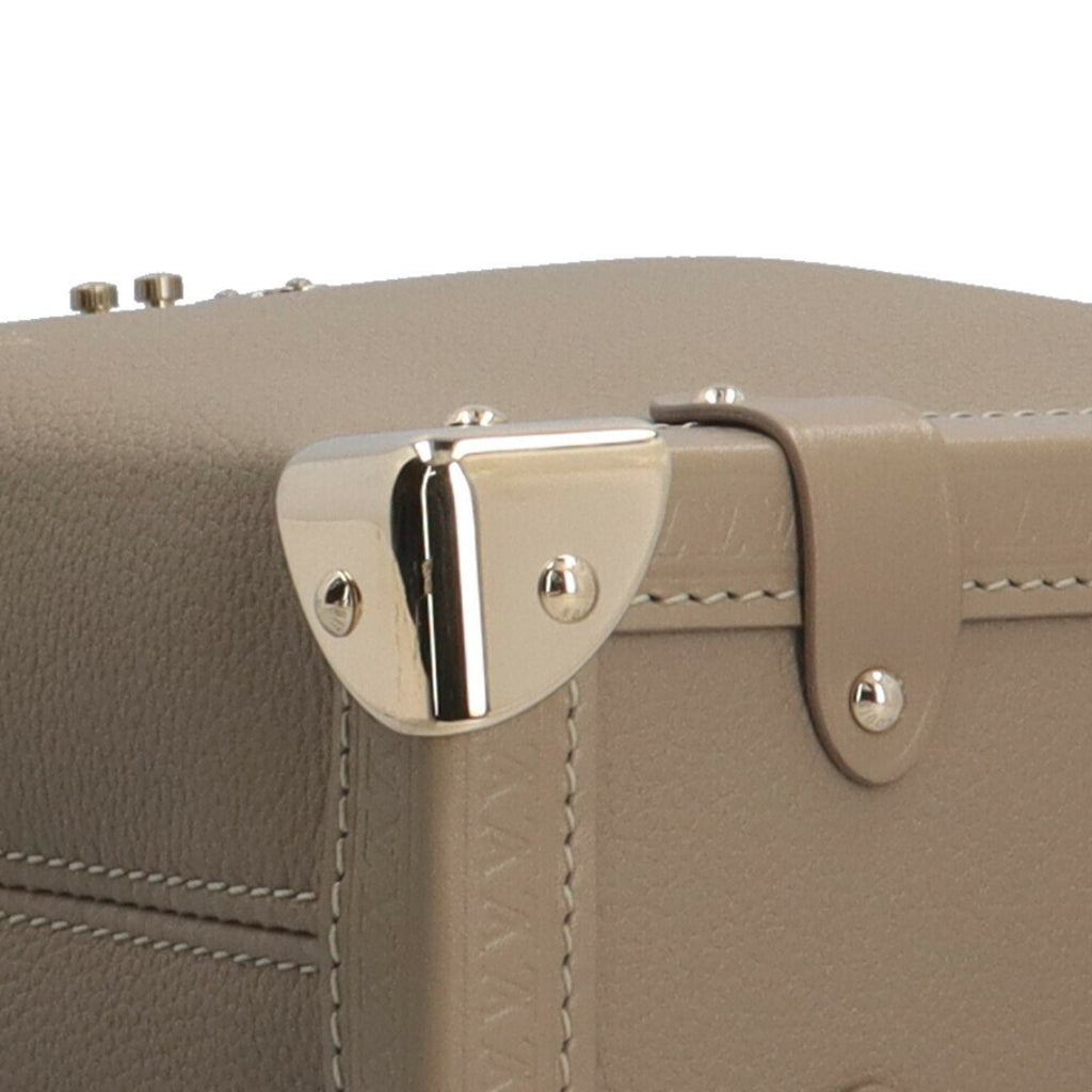 Louis Vuitton Beige Taupe Leather Shoulder Bag