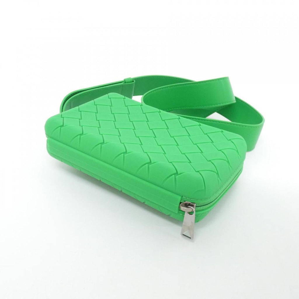 Bottega Veneta Silver Silicone Handbag