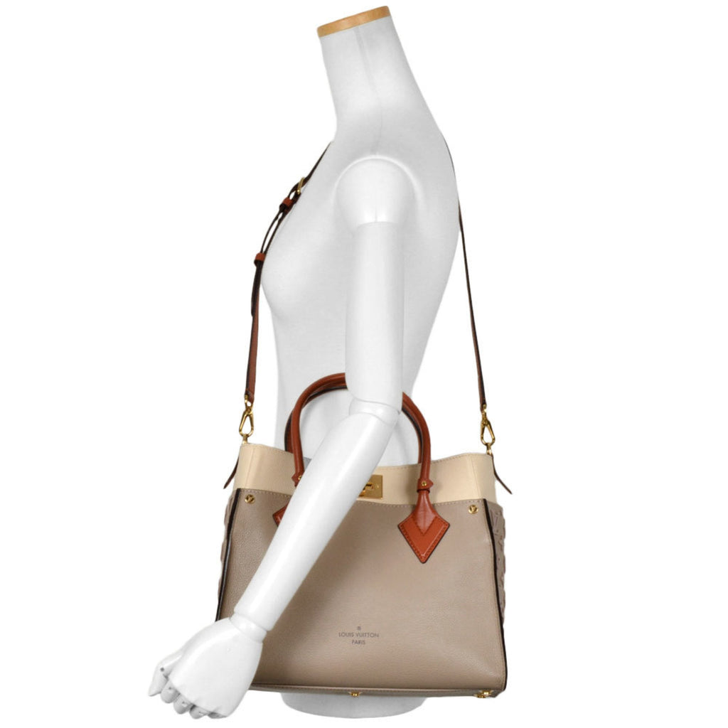 Louis Vuitton Beige Galle Leather Handbag