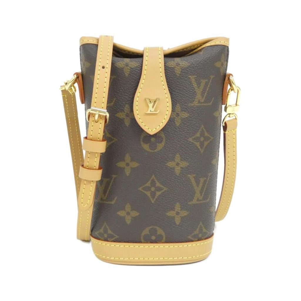 Louis Vuitton Brown Coated Canvas Handbag