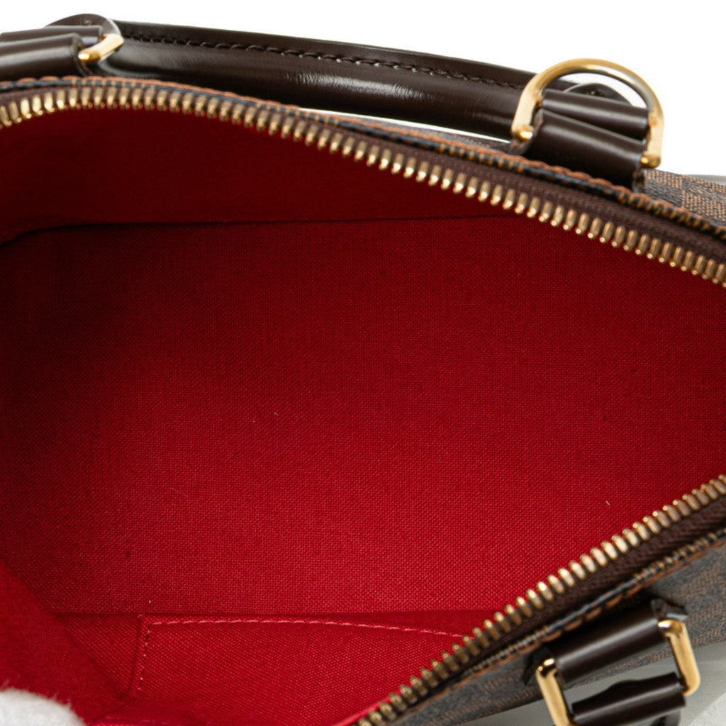 Louis Vuitton Brown Pvc Leather Handbag Shoulder Bag