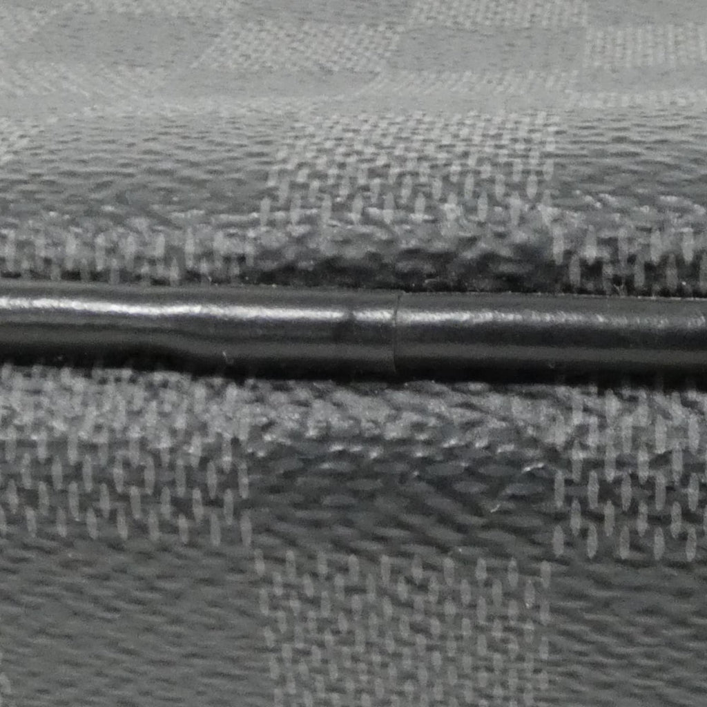 Louis Vuitton Dark Gray Graphite Gray Coated Canvas Shoulder Bag