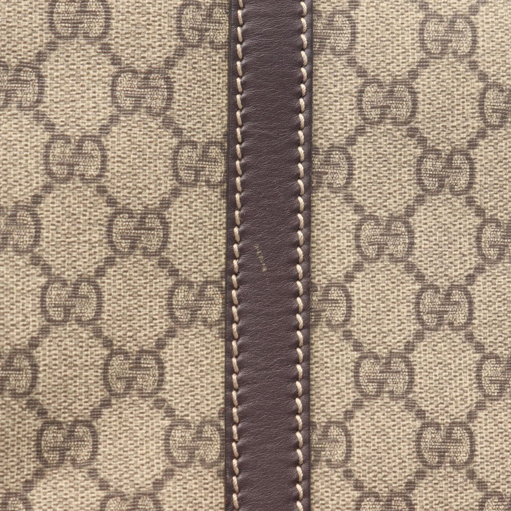 Gucci Beige Brown Pvc Leather Handbag Tote Bag (Pre-Owned)