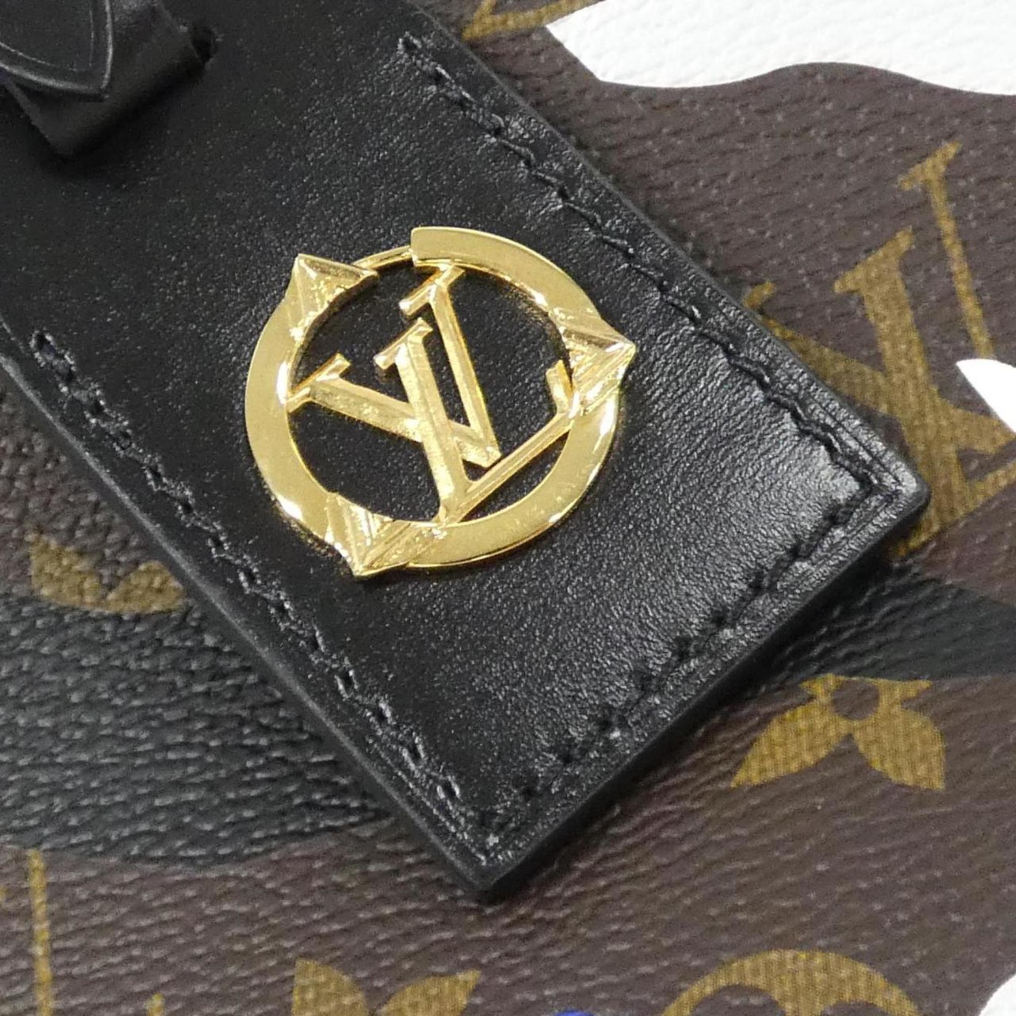 Louis Vuitton Brown Coated Canvas Shoulder Bag