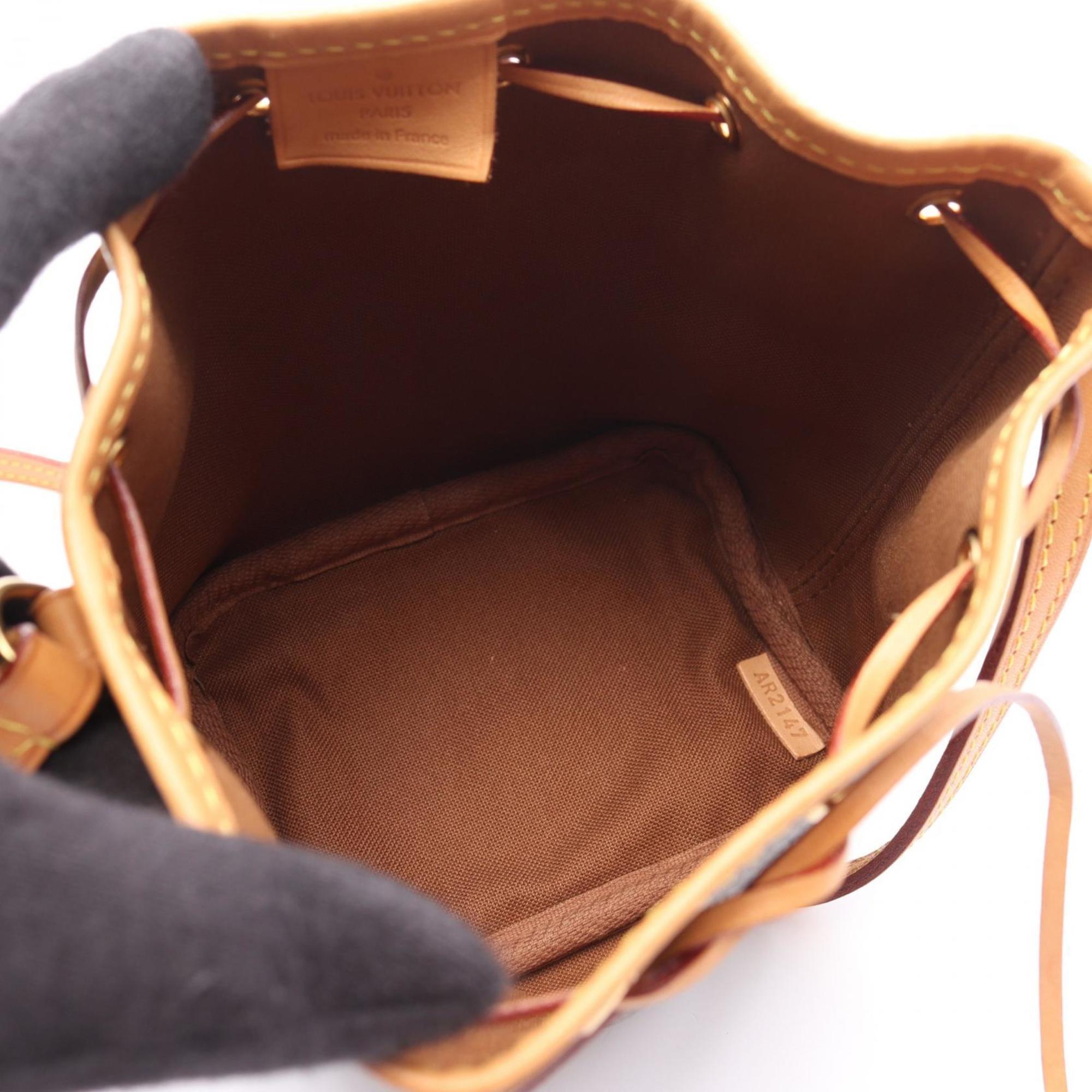 Louis Vuitton Brown Coated Canvas Shoulder Bag