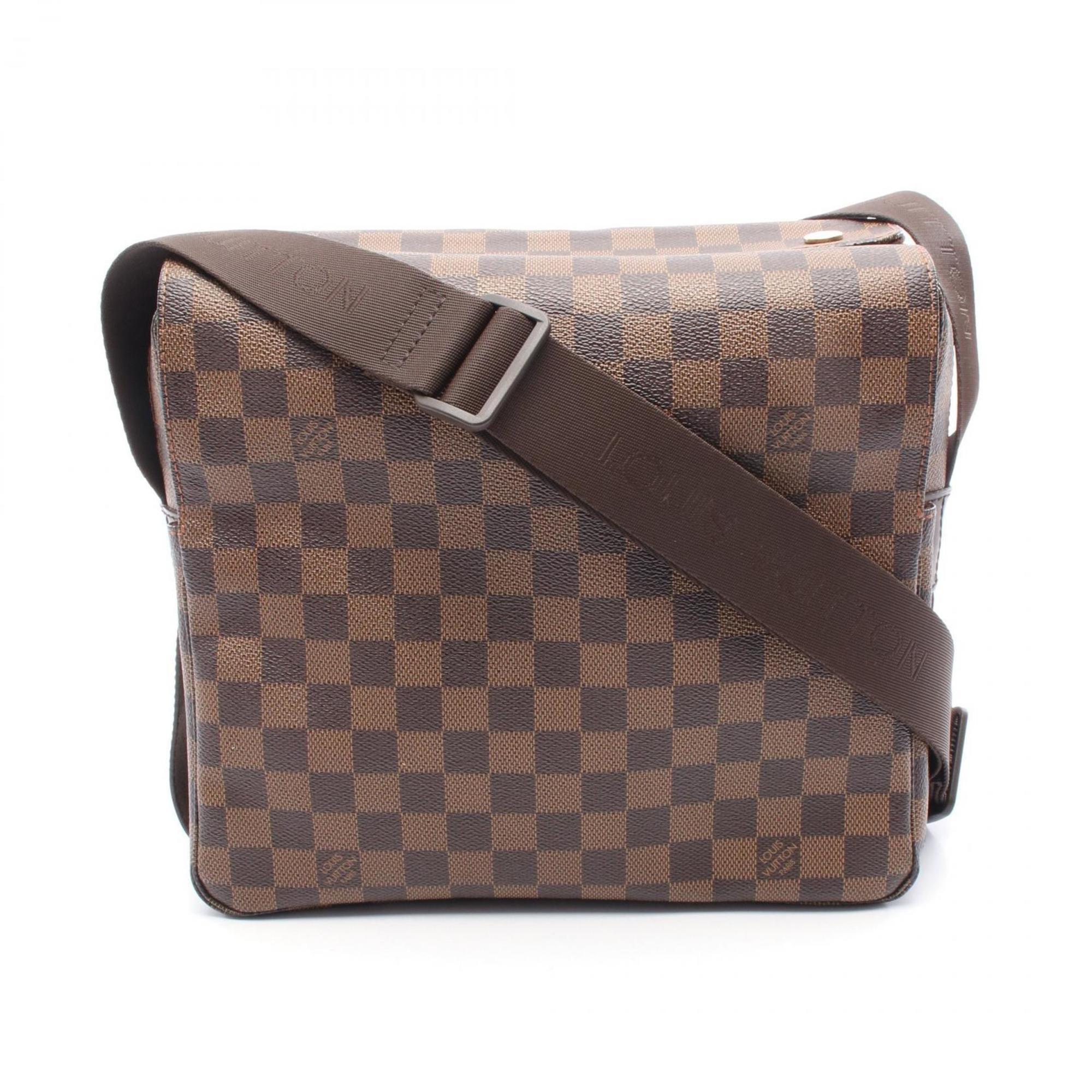 Louis Vuitton Brown Ebene Coated Canvas Leather Shoulder Bag