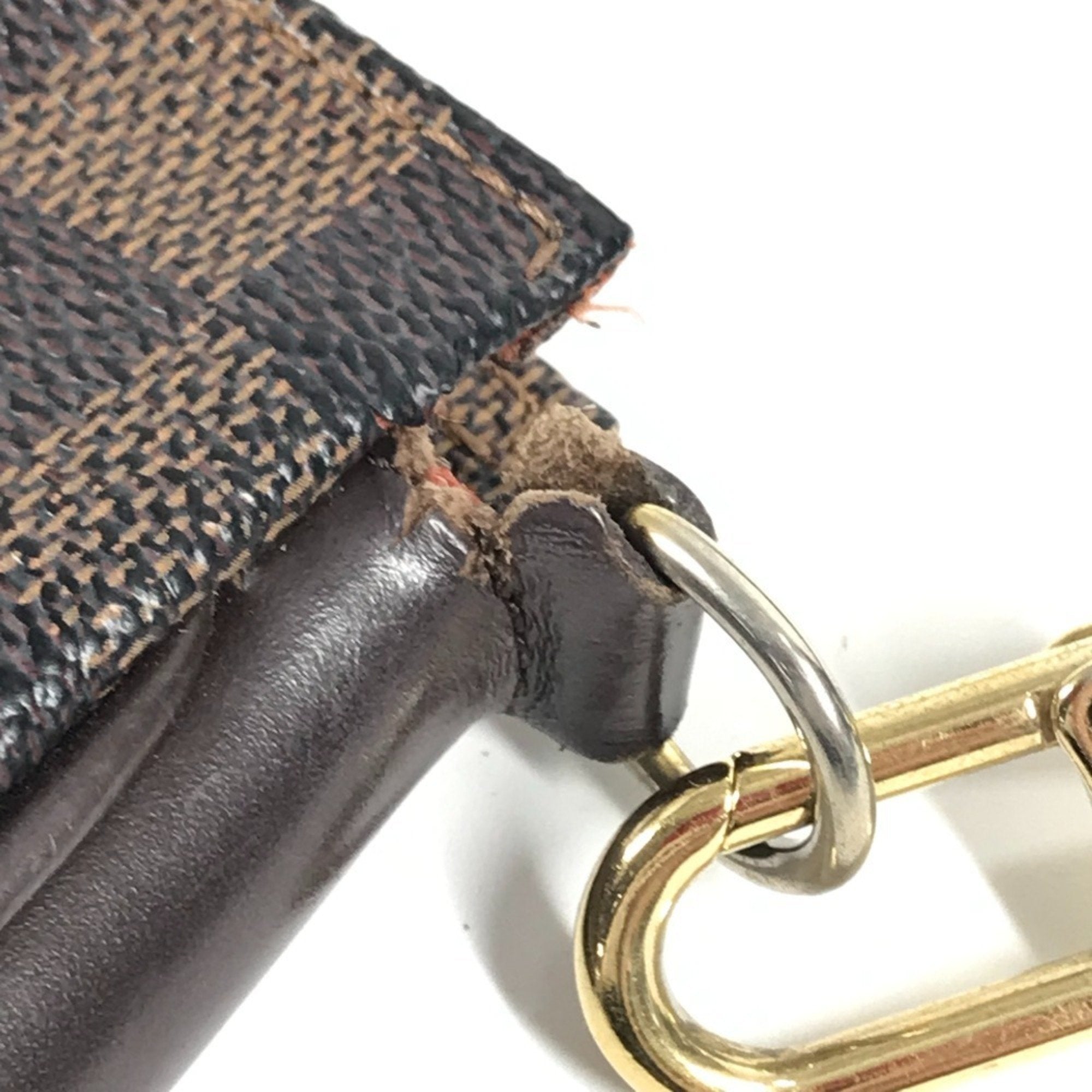 Louis Vuitton Brown Damier Canvas Ebene Damier Canvas Pochette Shoulder Bag