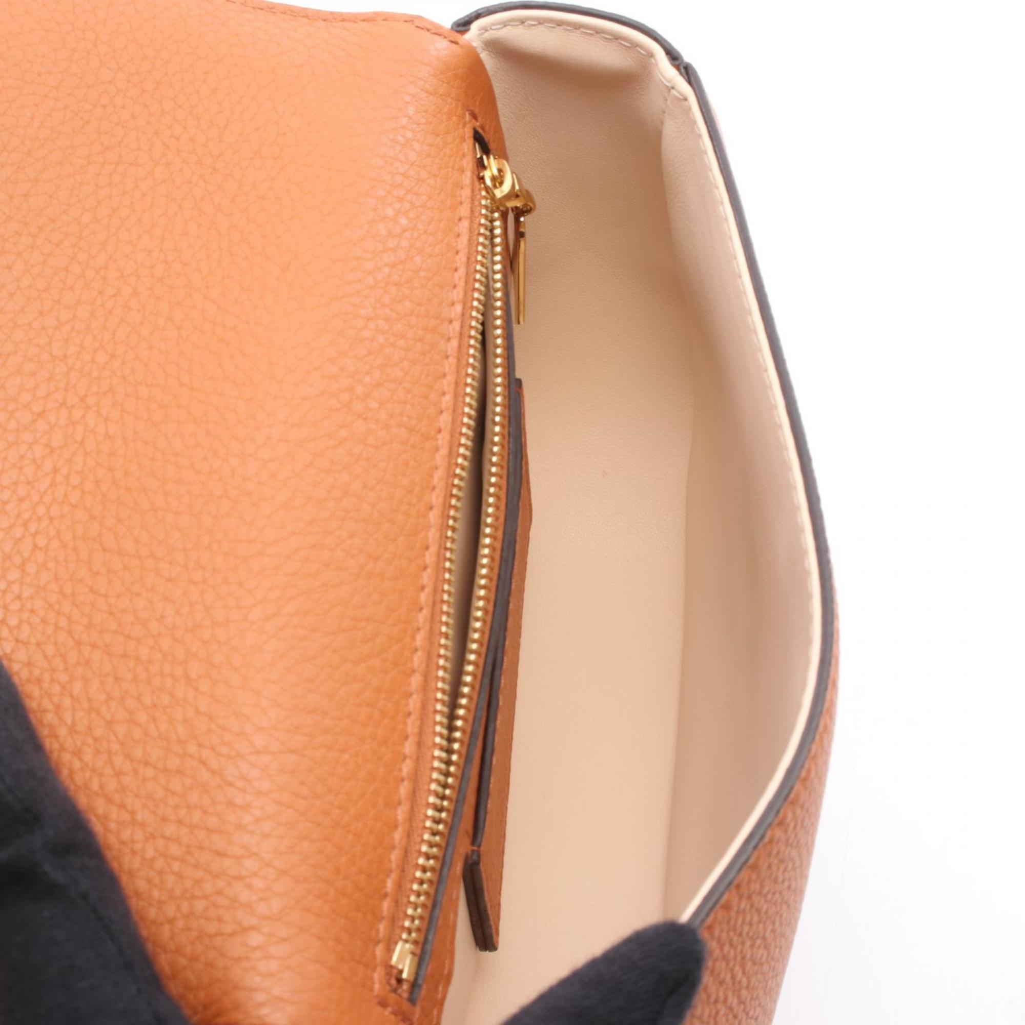 Louis Vuitton Brown Leather Shoulder Bag