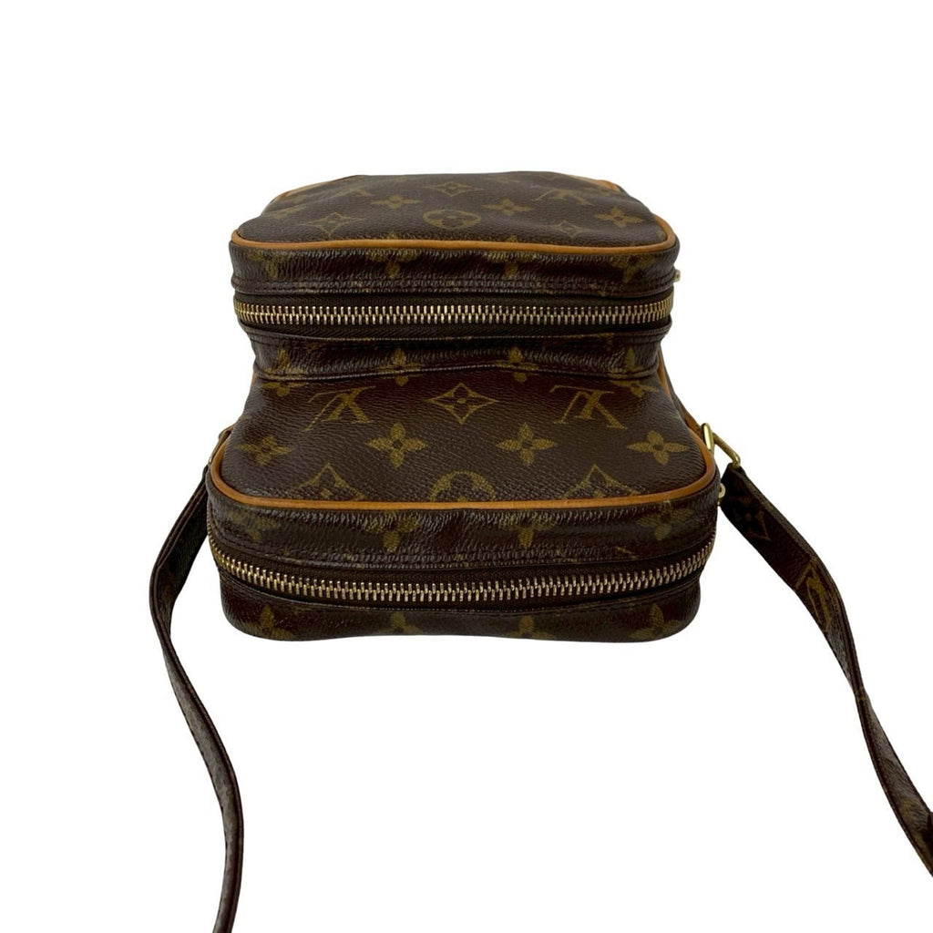 Louis Vuitton Brown Leather Pvc Pochette Shoulder Bag
