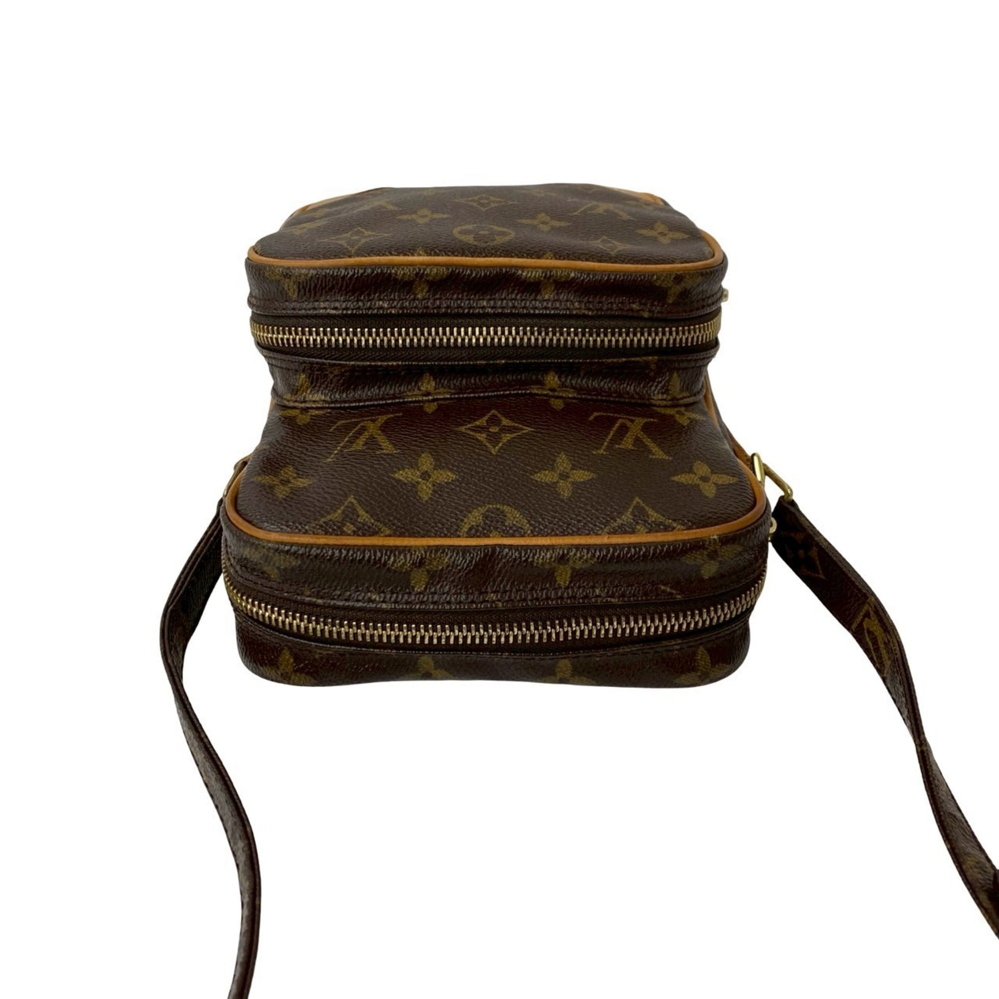 Louis Vuitton Brown Leather Pvc Pochette Shoulder Bag