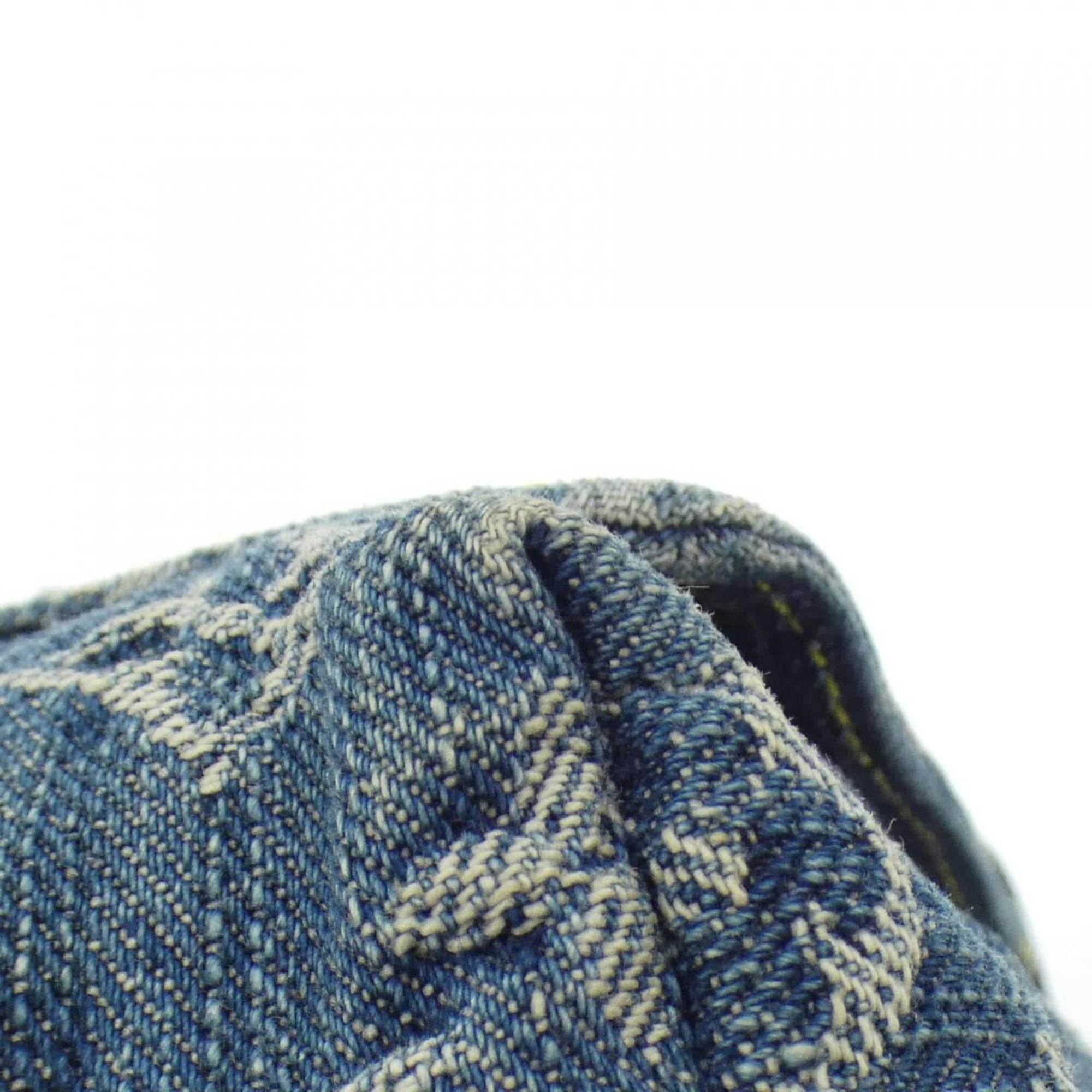 Louis Vuitton Blue Denim Backpack