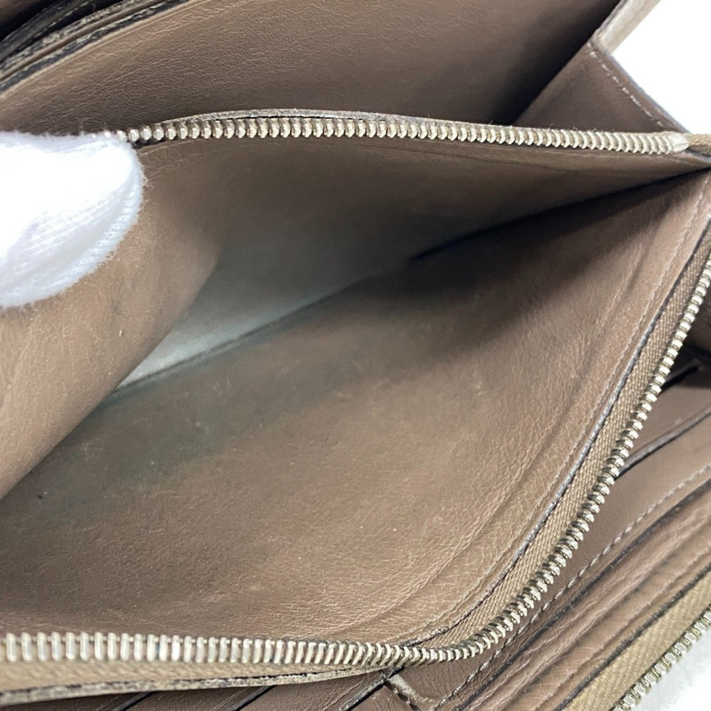 Louis Vuitton Parnassea Beige Leather Long Wallet