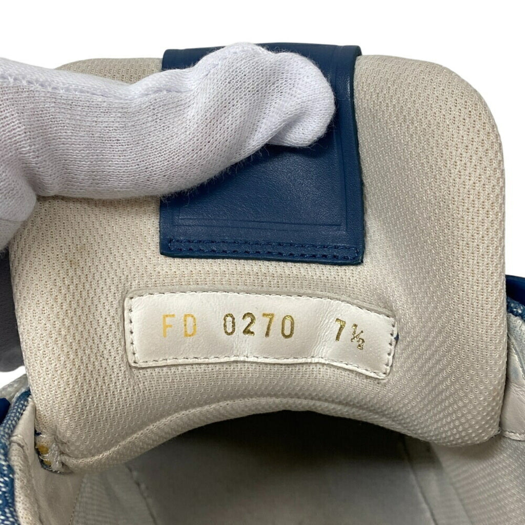 Louis Vuitton Blue White Sneakers