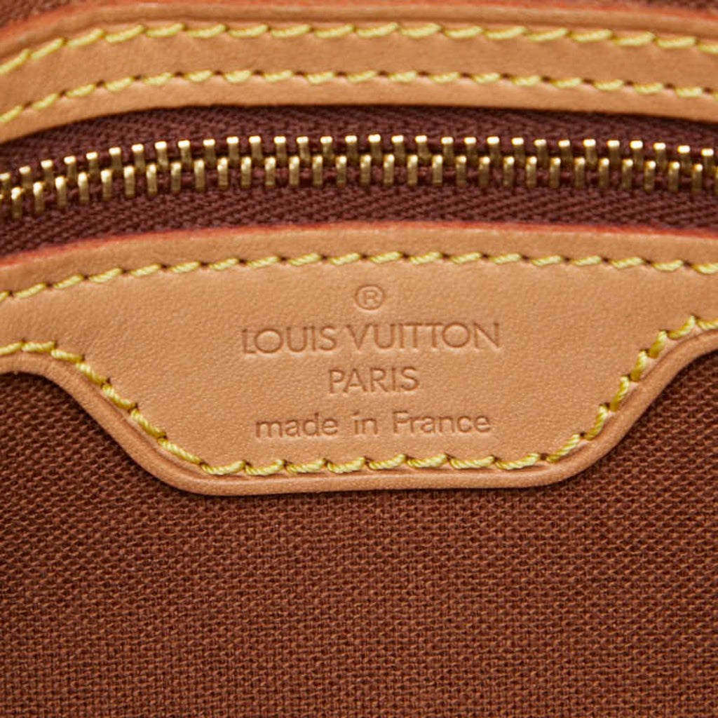 Louis Vuitton Brown Pvc Leather Handbag Shoulder Bag