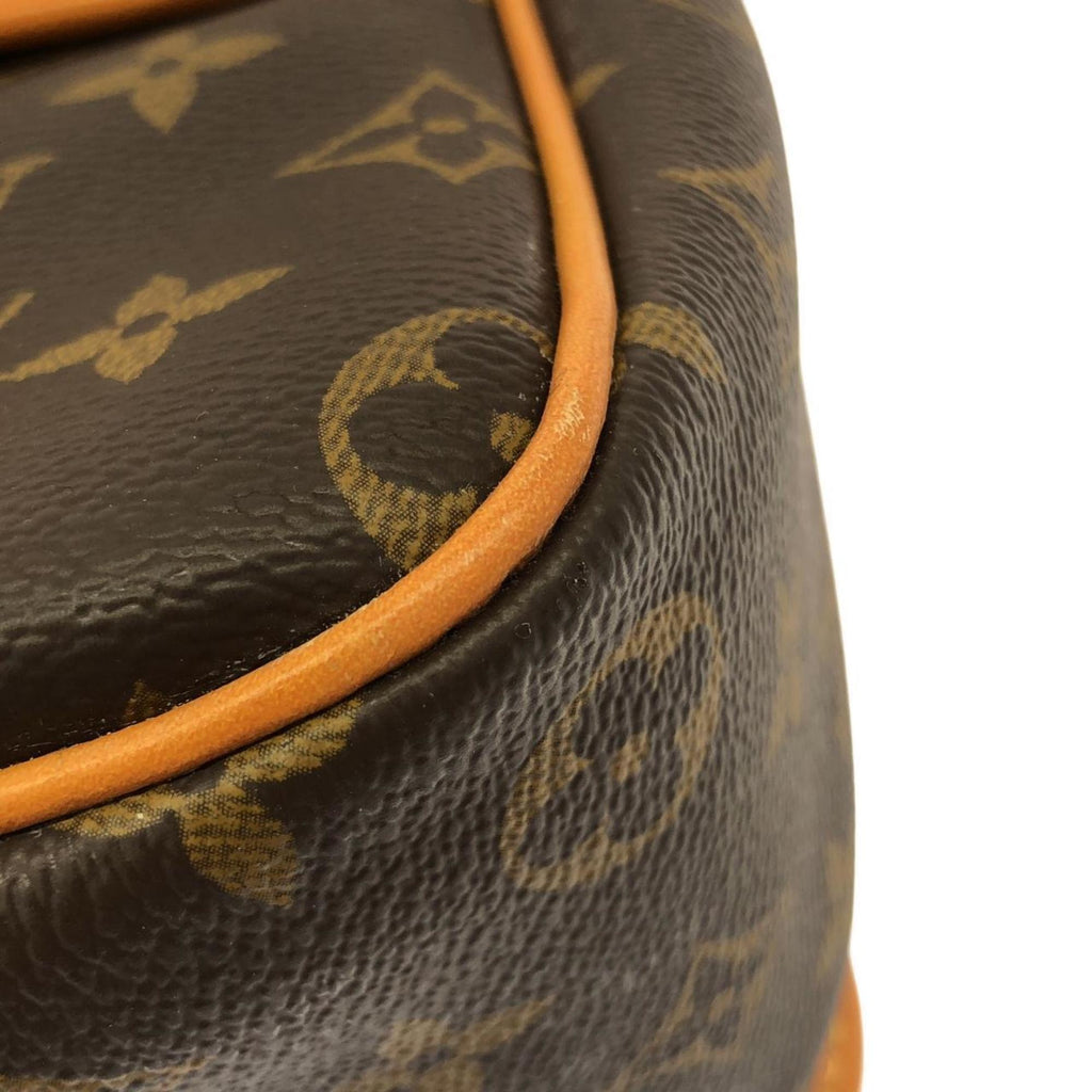 Louis Vuitton Brown Coated Canvas Shoulder Bag