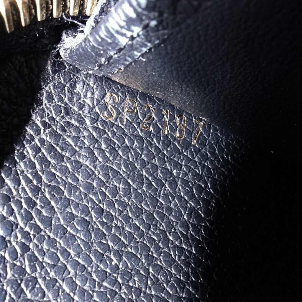 Louis Vuitton Black Leather Long Wallet