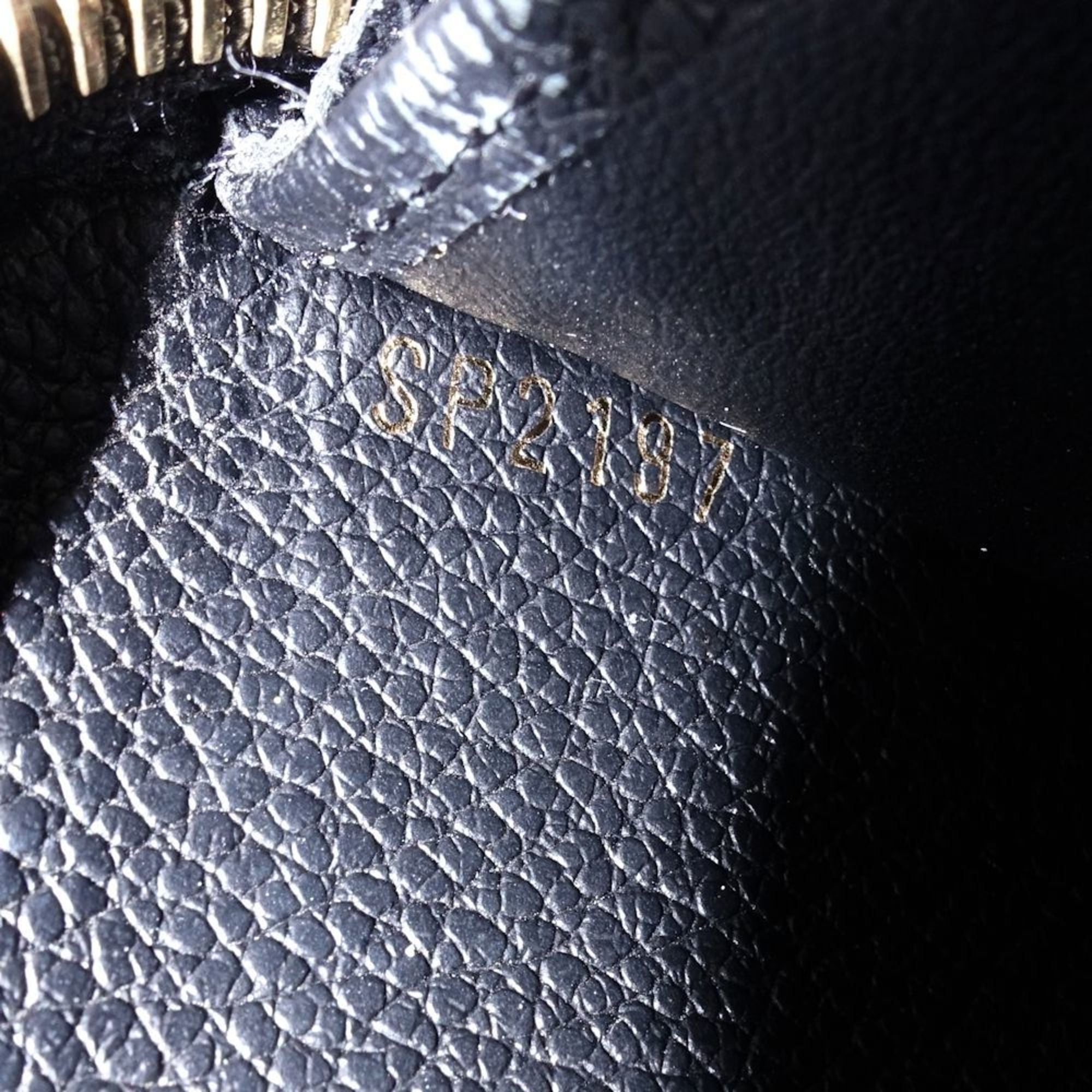 Louis Vuitton Black Leather Long Wallet