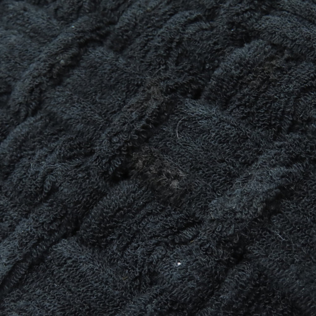 Balenciaga Black Pile Fabric Hand