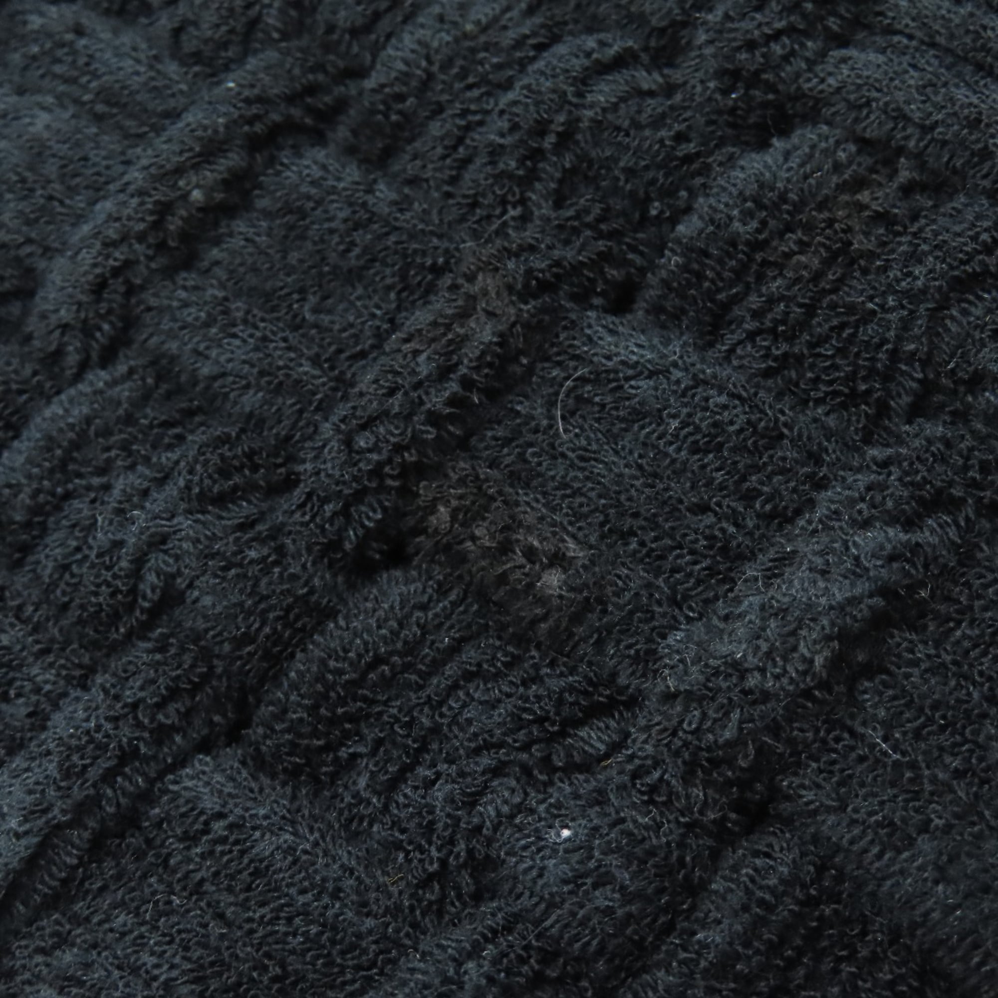 Balenciaga Black Pile Fabric Hand