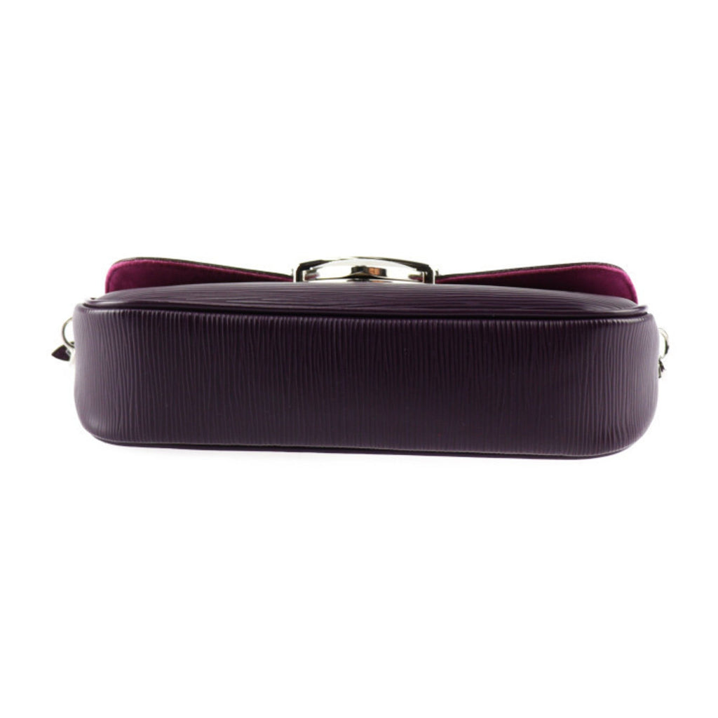 Louis Vuitton Cassis Leather Clutch Bag Handbag Pochette Shoulder Bag