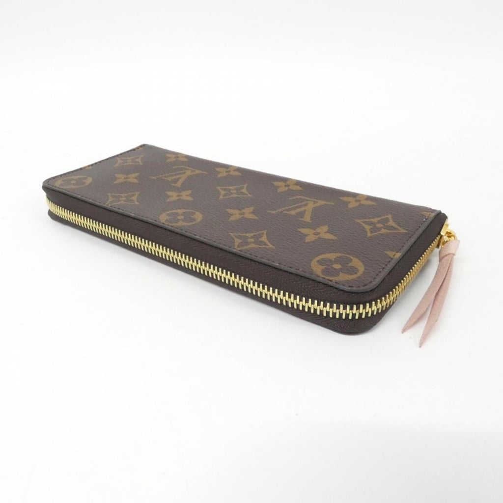 Louis Vuitton Marron Rose Ballerine Coated Canvas Long Wallet