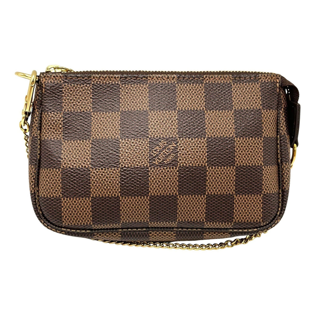 Louis Vuitton Brown Damier Canvas Pochette Pouch