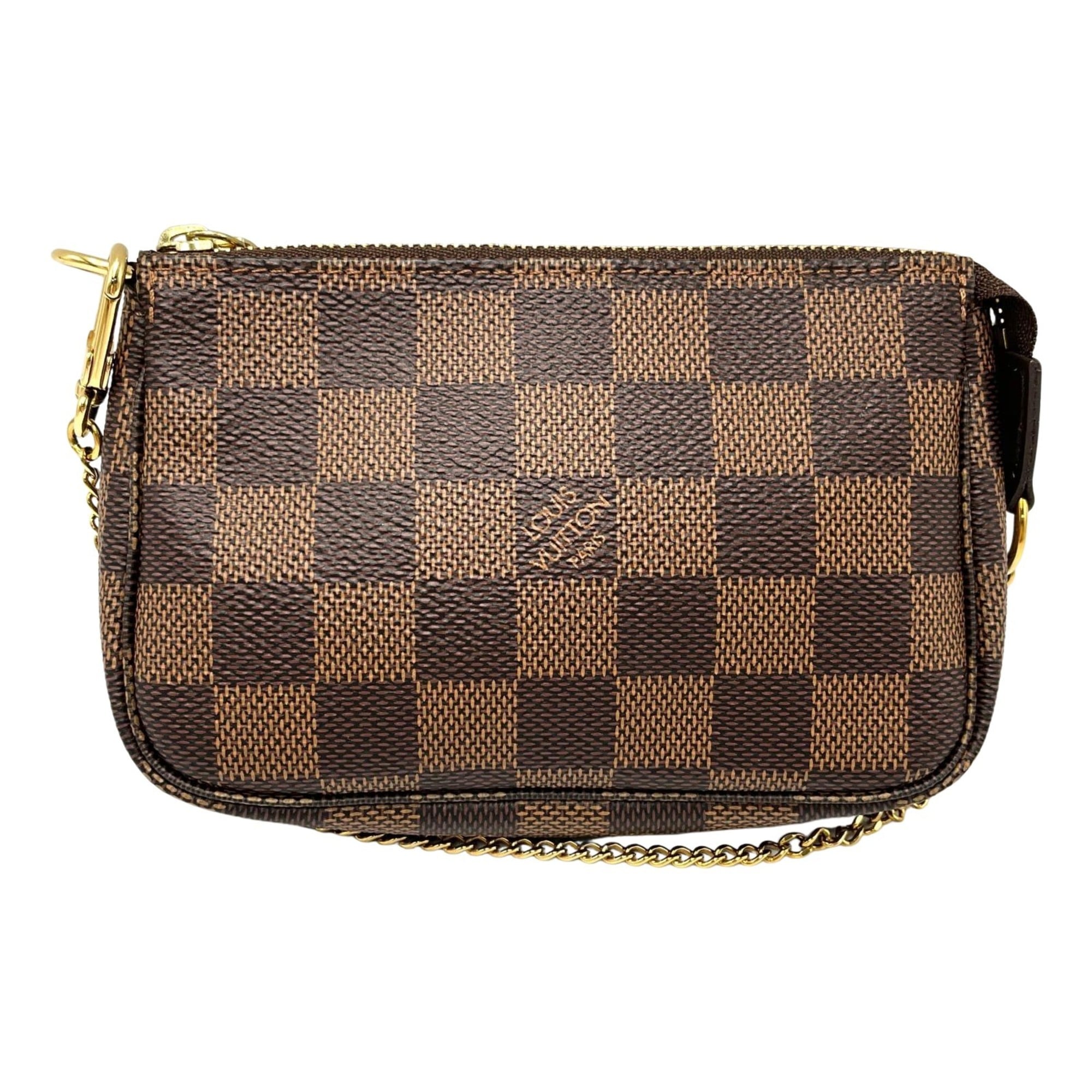 Louis Vuitton Brown Damier Canvas Pochette Pouch
