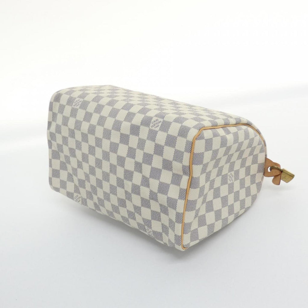 Louis Vuitton Azur Coated Canvas Boston Bag