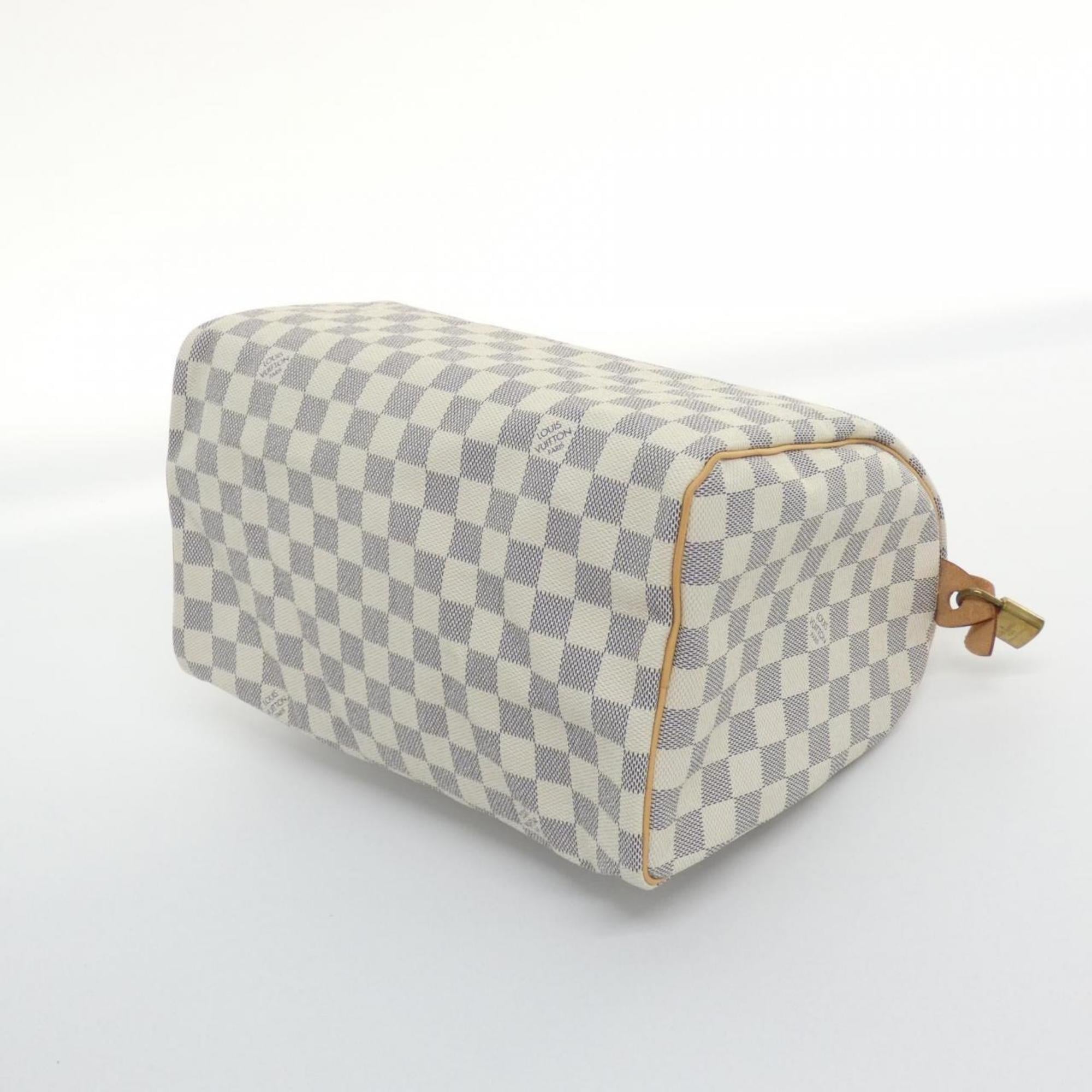 Louis Vuitton Azur Coated Canvas Boston Bag