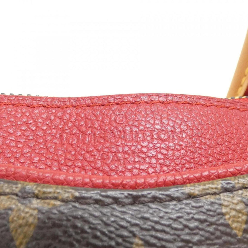 Louis Vuitton Cerise Marron Coated Canvas Handbag