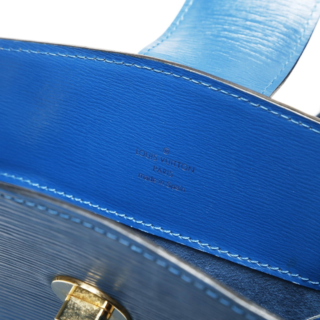 Louis Vuitton Epi Blue Epi Leather Shoulder Bag