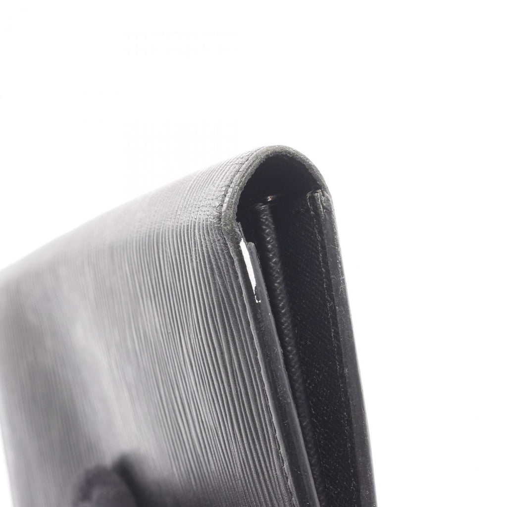 Louis Vuitton Epi Black Epi Leather Long Wallet