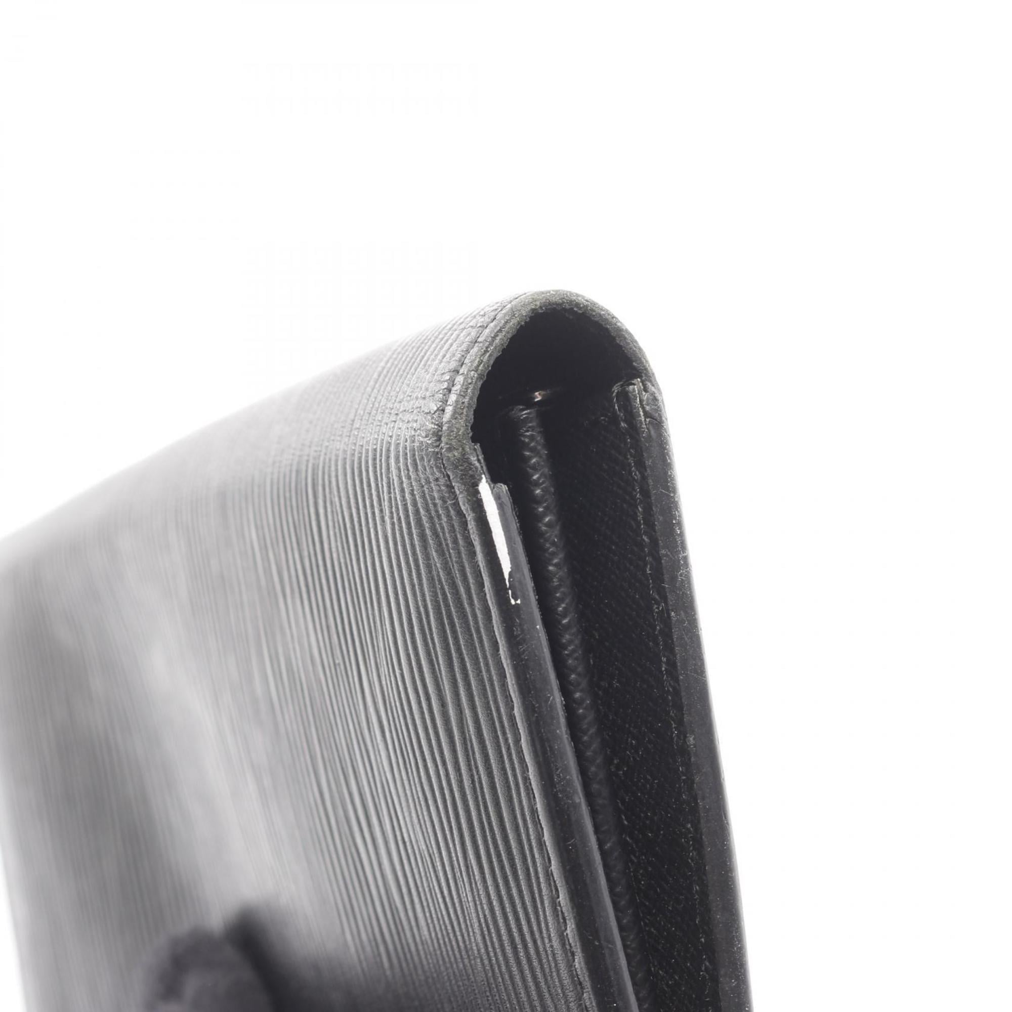 Louis Vuitton Epi Black Epi Leather Long Wallet